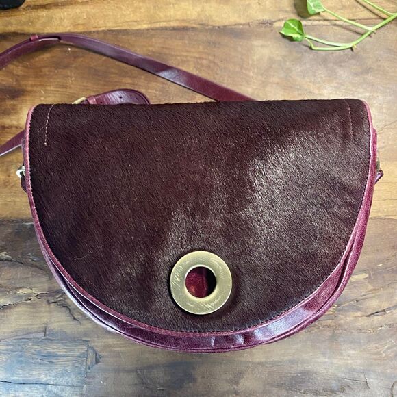 Halston Heritage Double Flap Saddle Bag - Picture 10 of 16